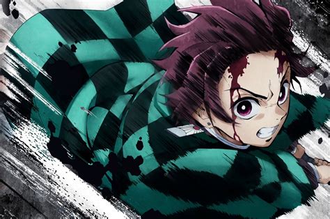 wallpaper 4k animé démon slayer.